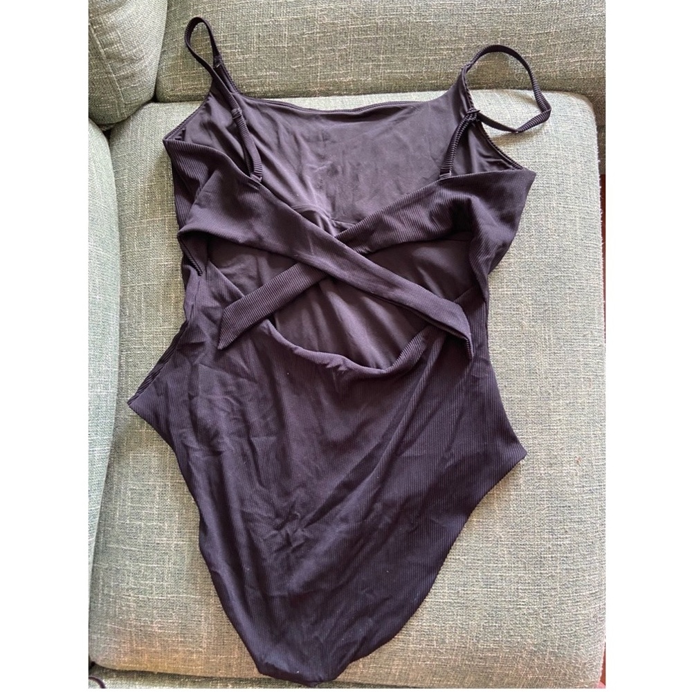 Aerie Tie Back Black Swimsuit Size XL